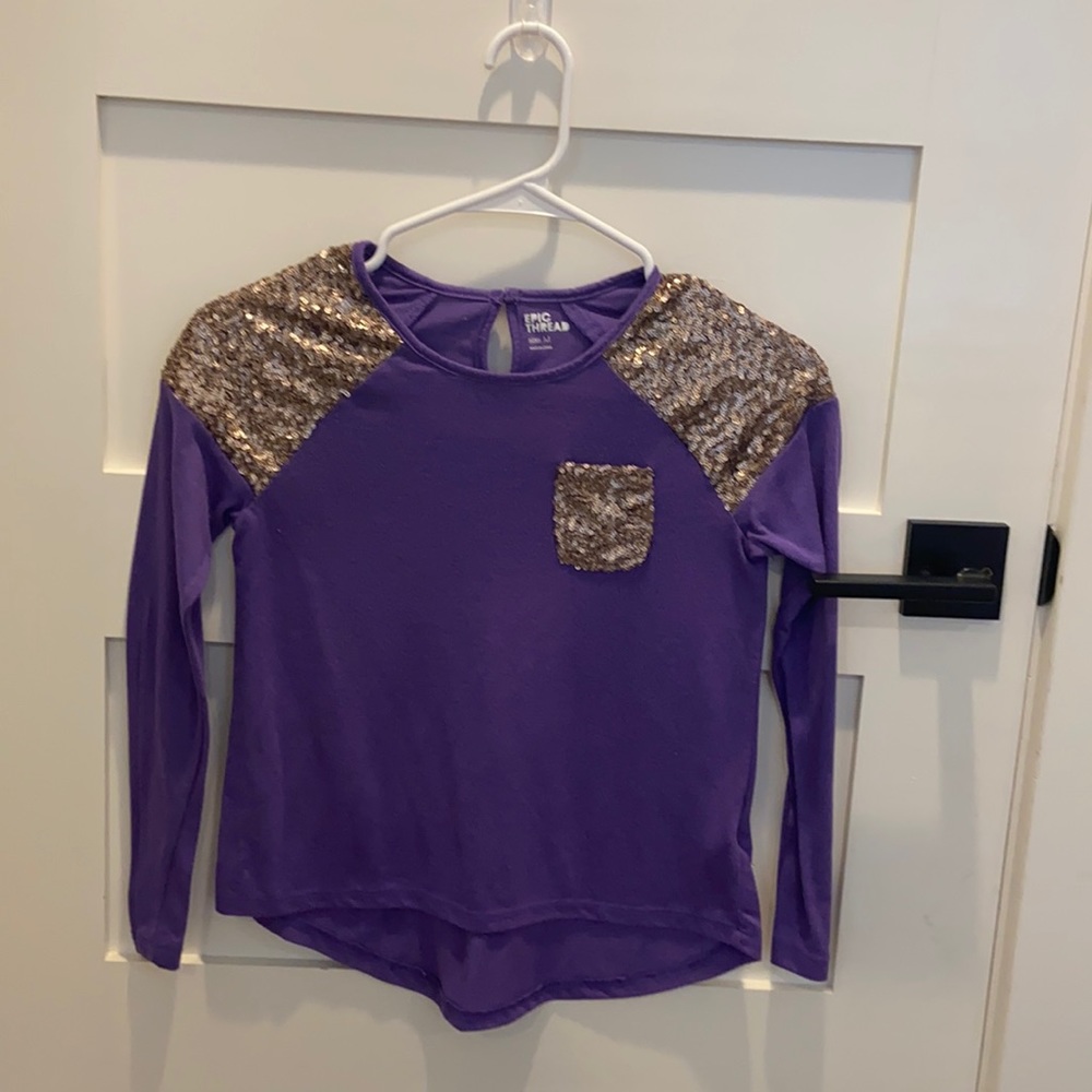 Purple shirt